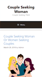 Mobile Screenshot of coupleseekingwoman.net